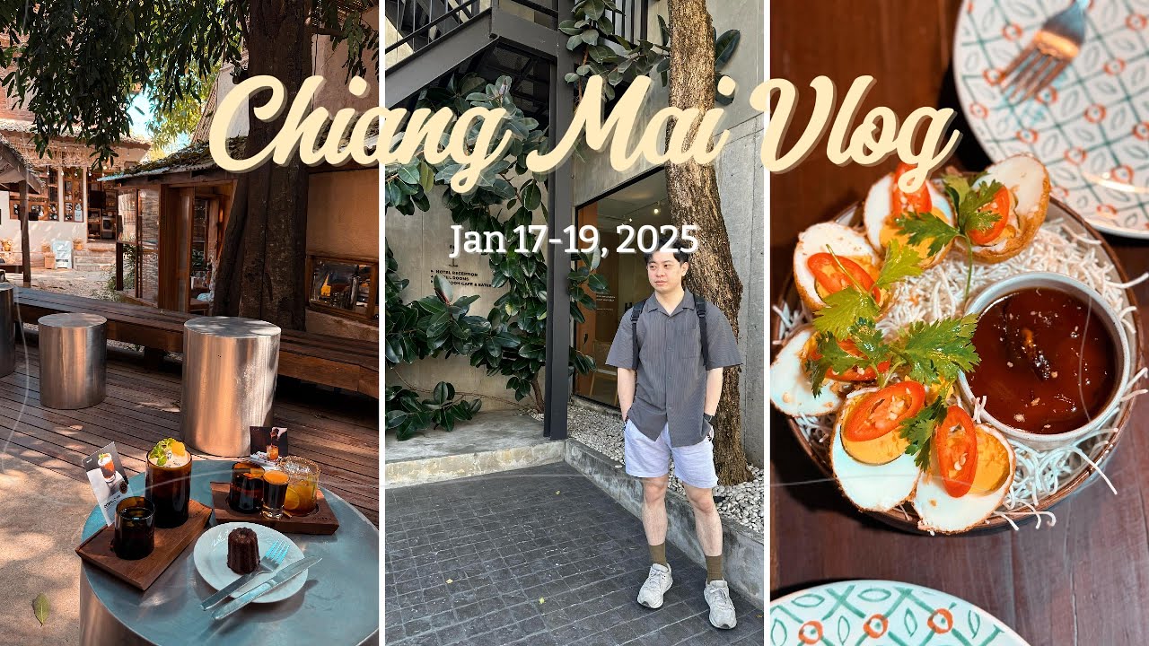 清邁 VLOG｜3天的放鬆行程｜泰北美食｜質感住宿｜Baan Kang Wat 市集｜Chiang Mai 2025