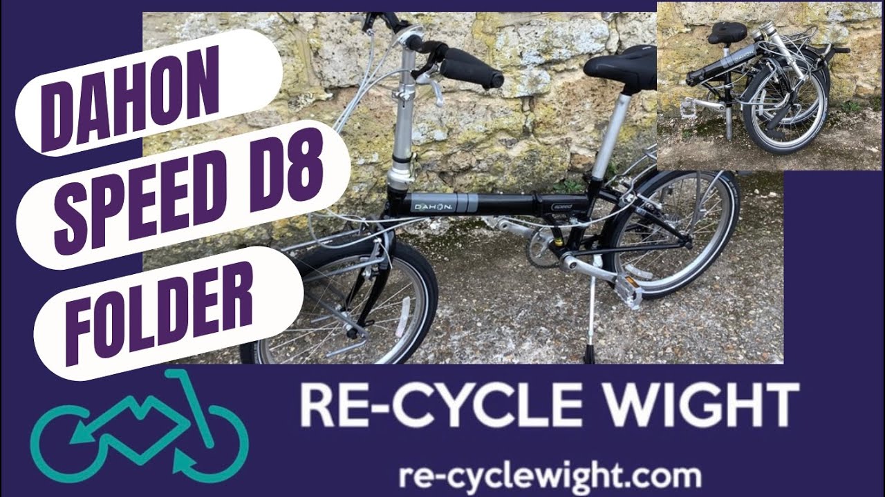 Upgraded Dahon Speed D8 Folding Bike from Re-Cycle Wight
