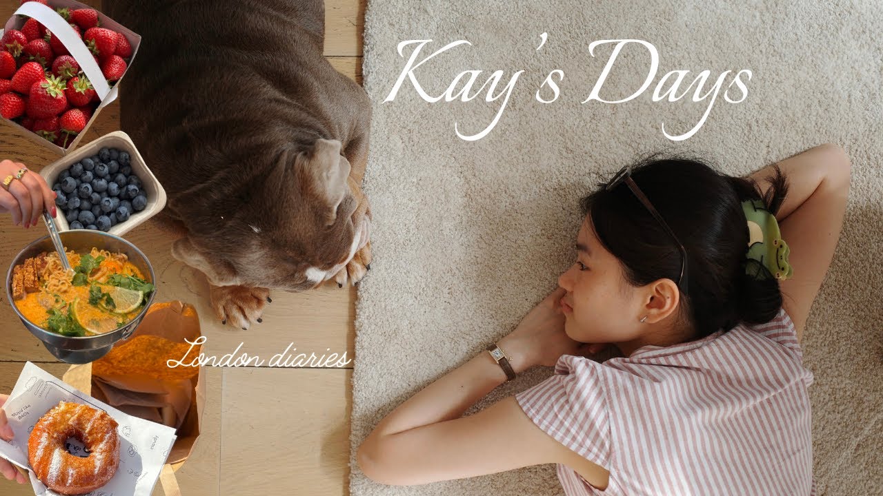 Kay's Days I London diaries (daily life during summer break, cafes, dinners with friends)