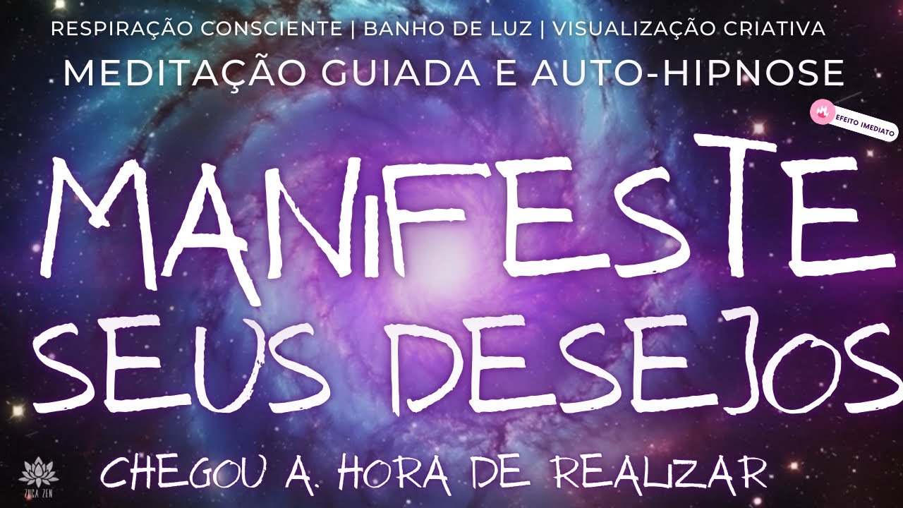 LEI DA ATRAÇÃO | Meditação Guida e Auto-hipnose | Relaxamento Profundo Conexão Energética