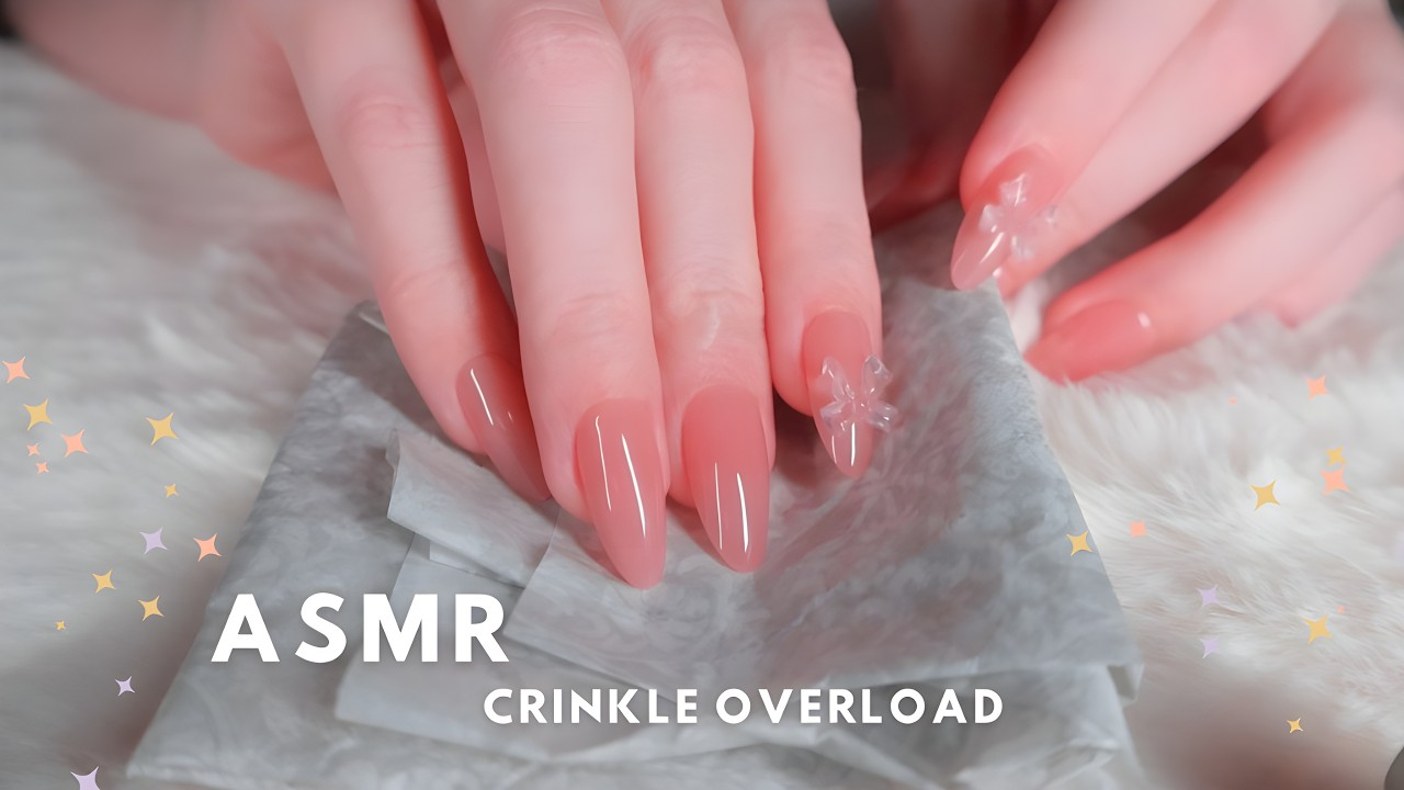 [ASMR] Intense Crinkles, Tapping & Scratching for Instant Tingles 🖤 (No Talking)