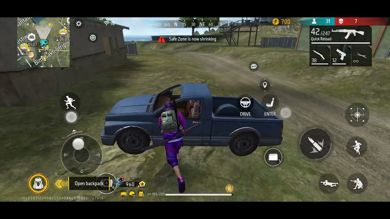 free fire game play