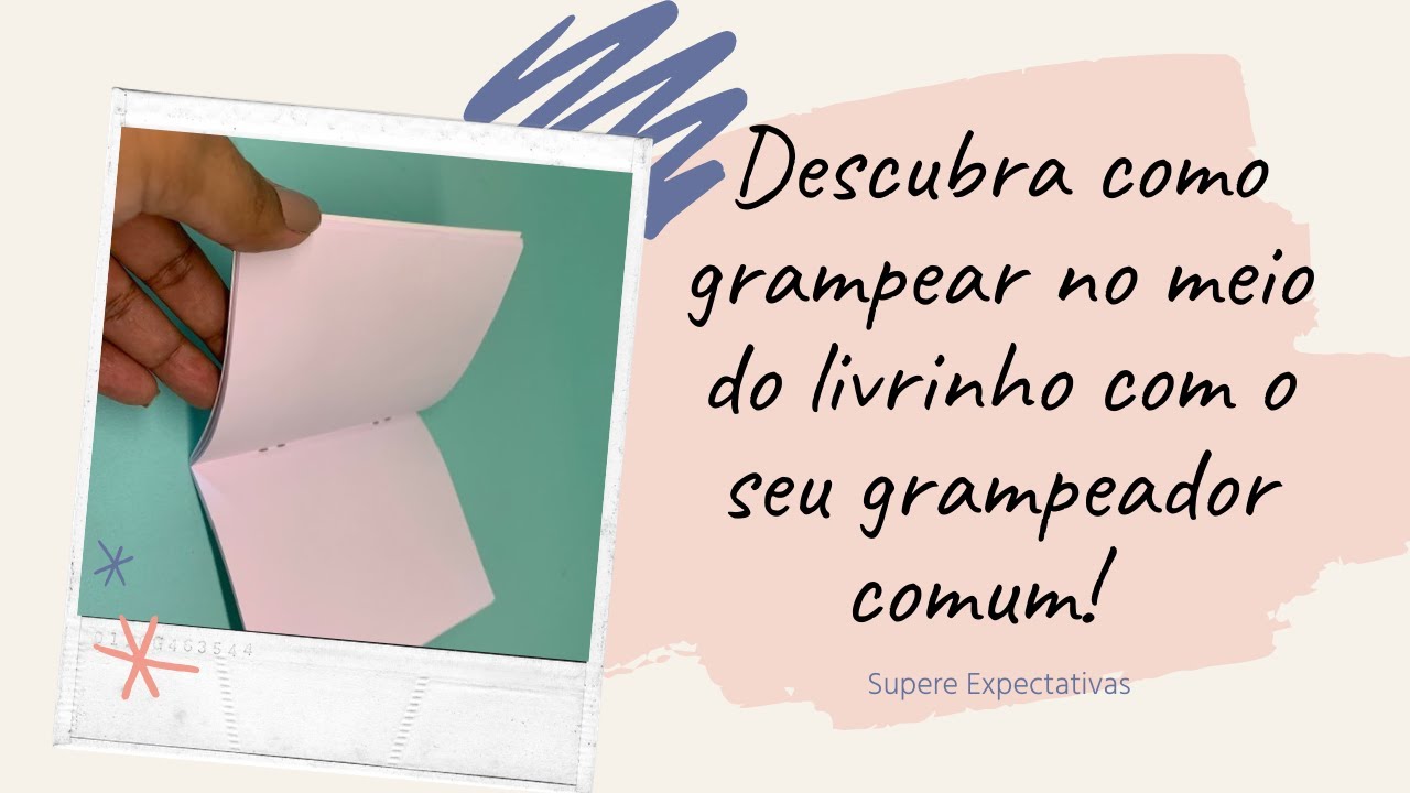 DESCUBRA COMO GRAMPEAR NO MEIO COM SEU GRAMPEADOR COMUM | BELA PAPELARIA