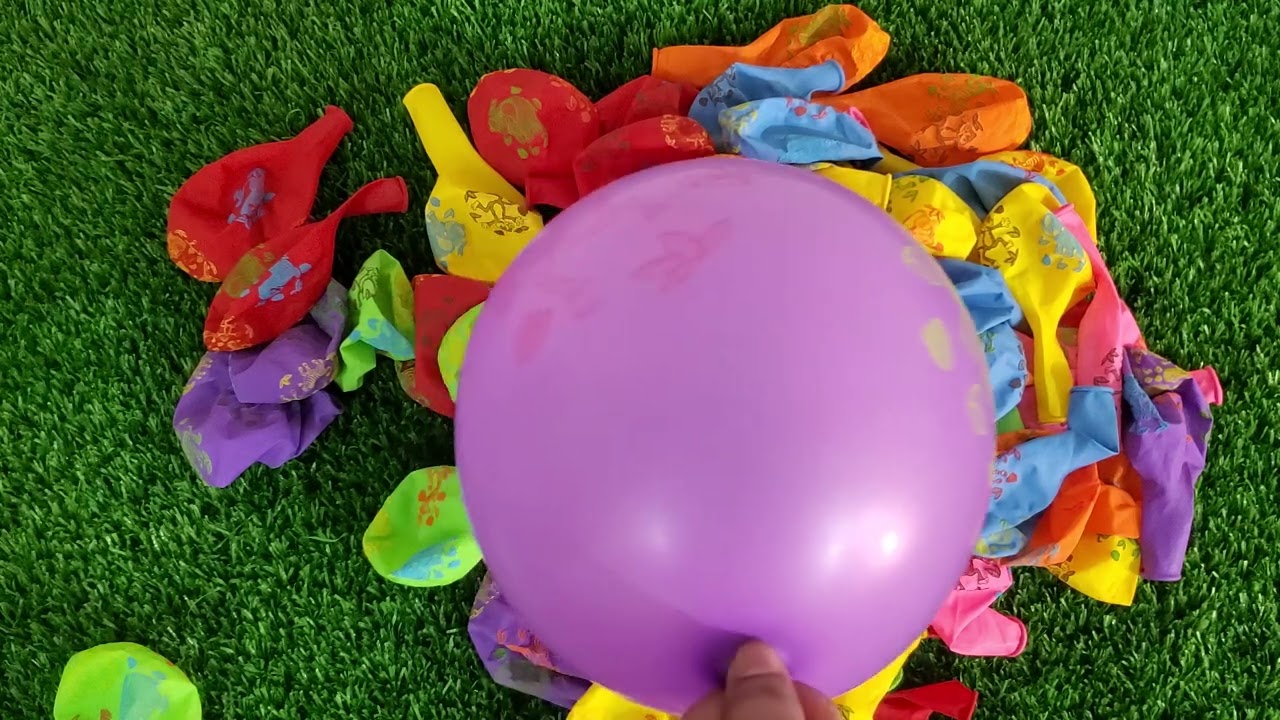 Satisfying Asmr Unboxing Colourful Balloon 