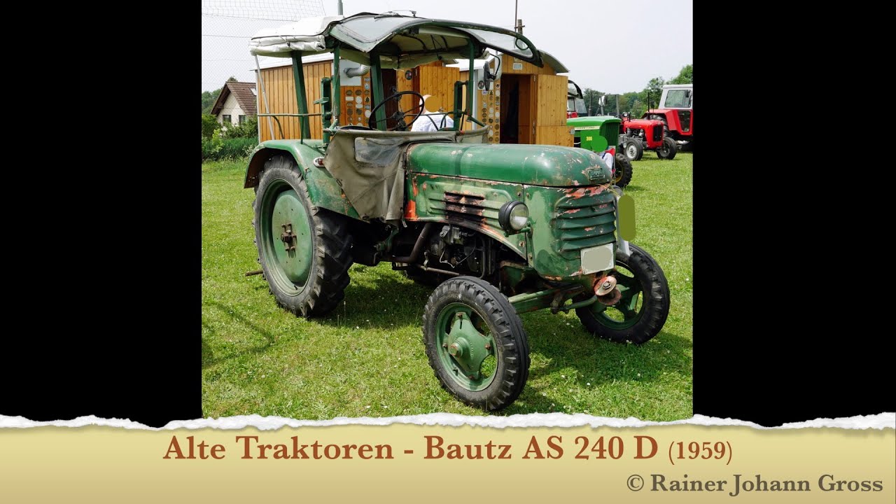 Alte Traktoren - Bautz AS 240 D (1959)