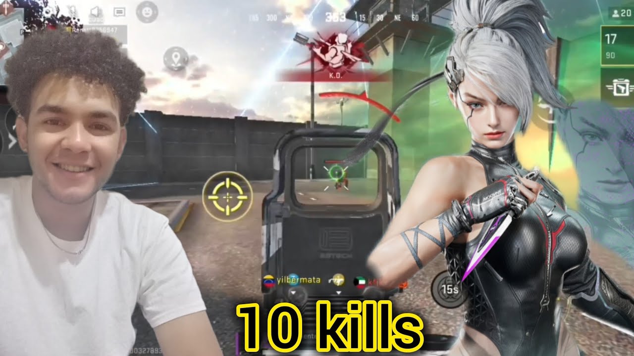 Con 10 kills y perdimos .  MOBILE (a dos DEDOS)... Bloodstrike 