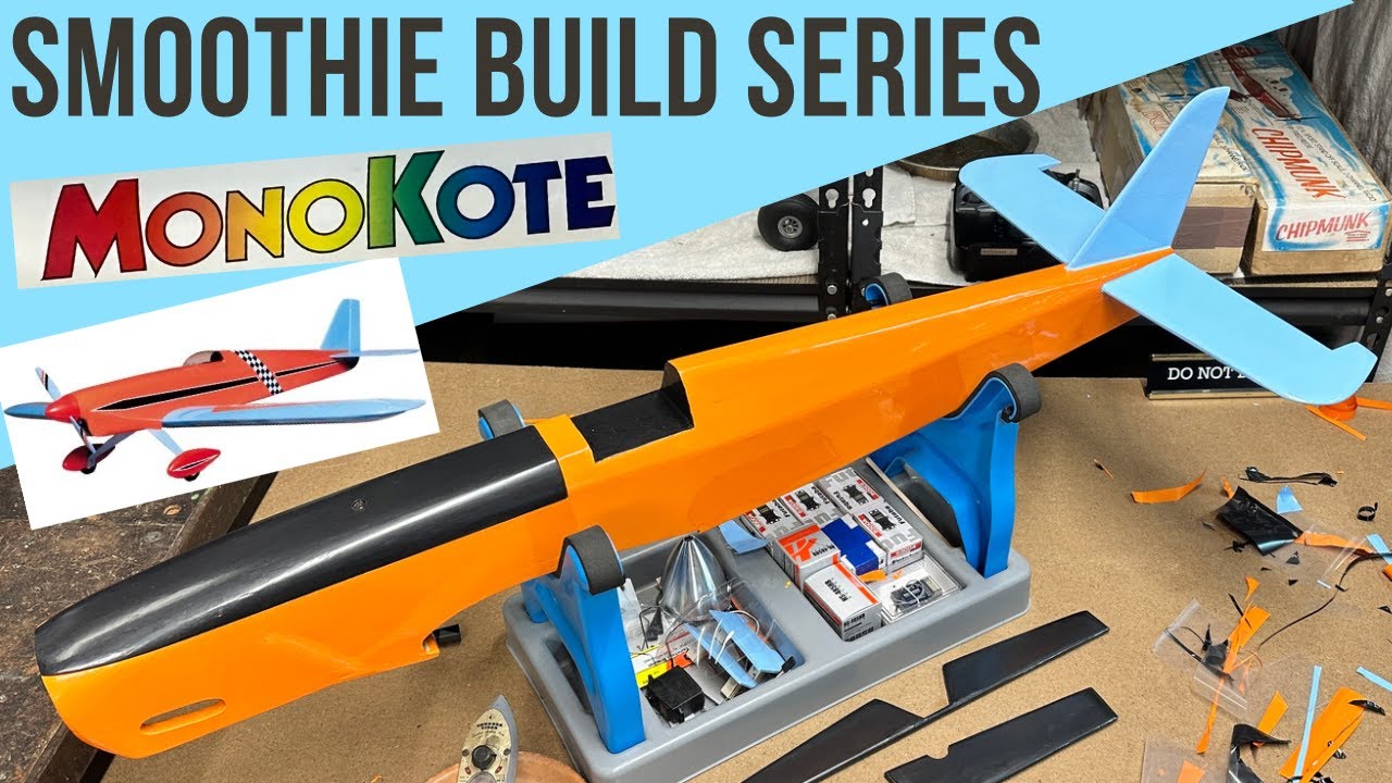 Balsa USA Smoothie RC Plane Kit Build No 35, Monokote the FUSELAGE