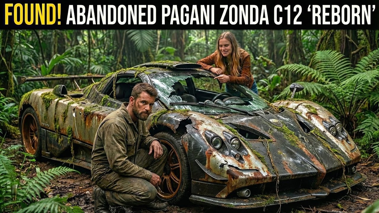 ASMR Car Restoration: Abandoned $1M Pagani Zonda C12 Reborn