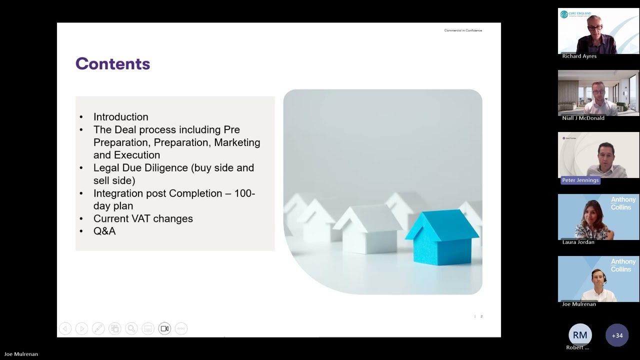 Care England & Anthony Collins Webinar: Corporate Transactions