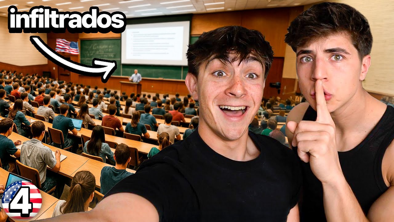 Nos Infiltramos En Una Universidad en Estados Unidos! - 7 Días Viviendo El Sueño Americano Ep.4
