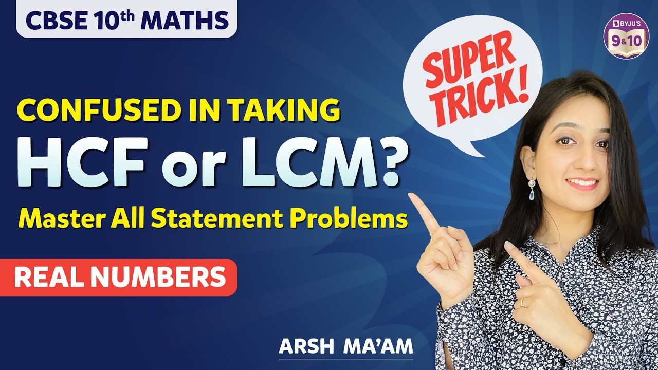 HCF or LCM? | Super Trick | Master All Statement Problems | REAL NUMBERS | Class 10 | SHIKHAR 2024