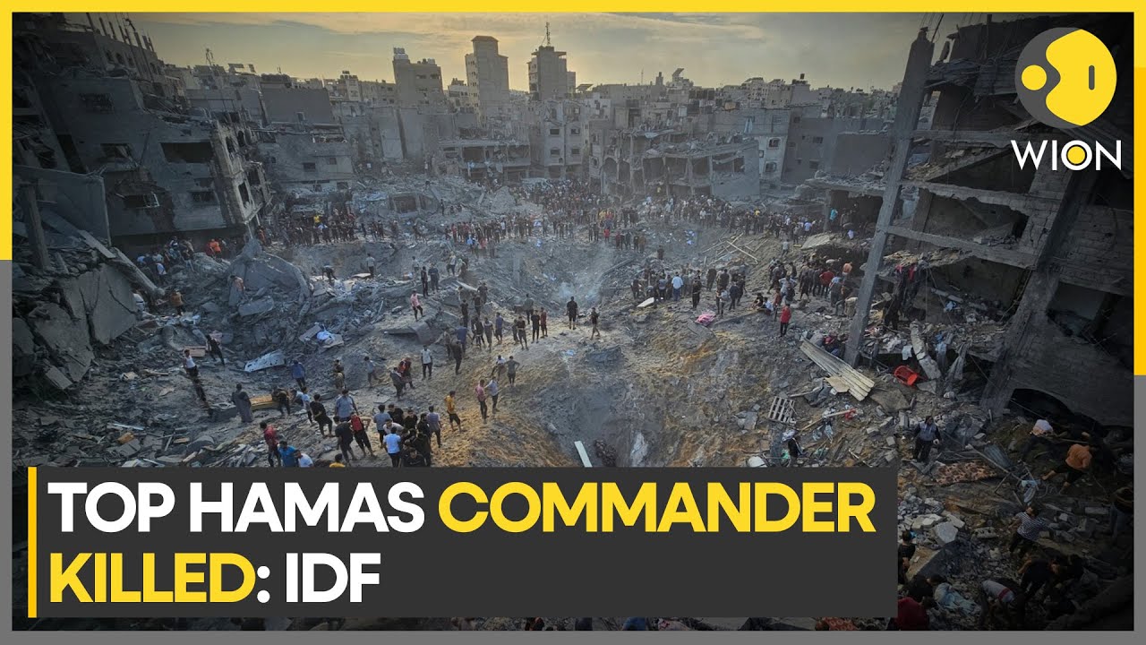 Israel-Palestine War: Israel strikes Gaza camp, Hamas commander killed, says Israel | WION