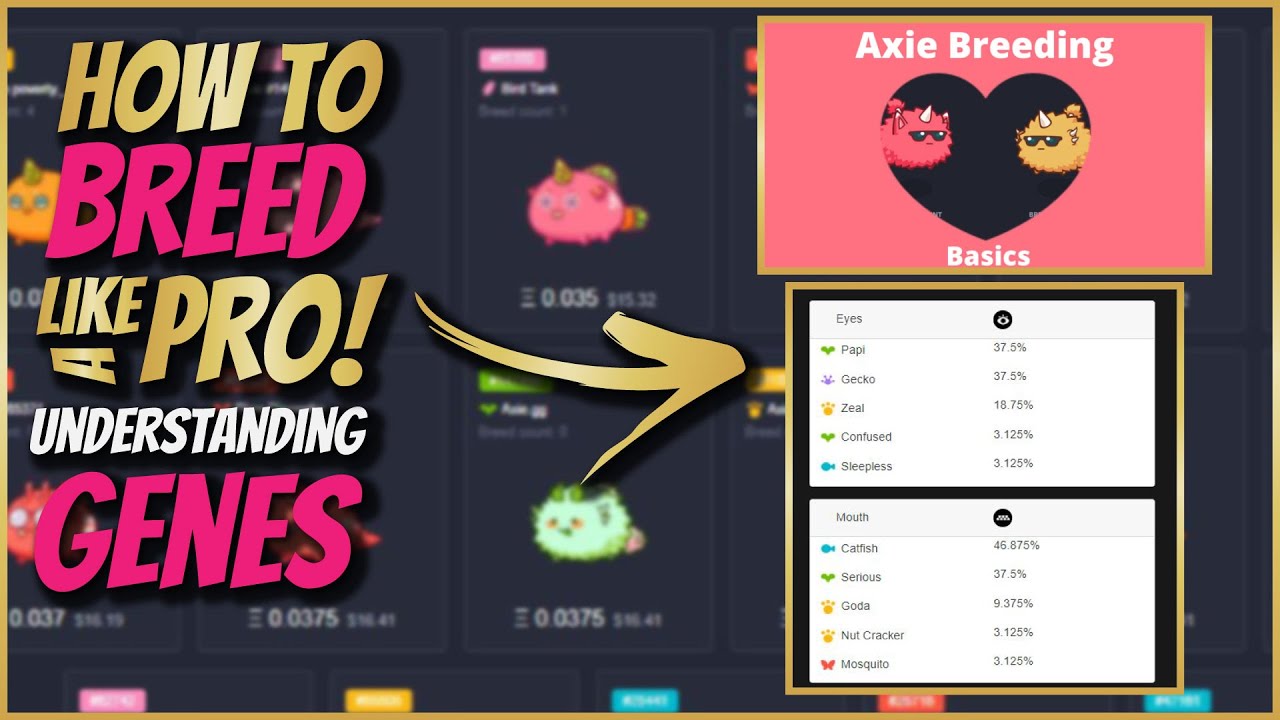 Axie infinity - breeding guide Genes! (part 2)