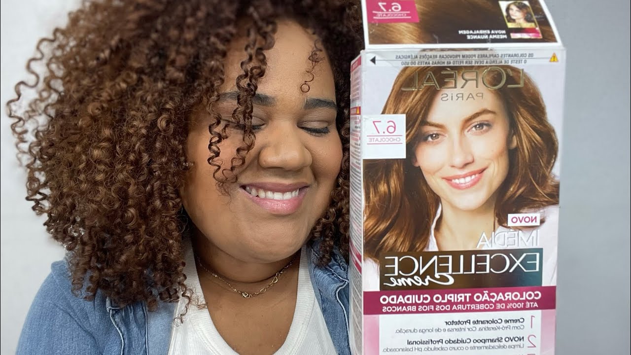 ATUALIZADO: COR CHOCOLATE NOS CABELOS - LOREAL PARIS 6.7