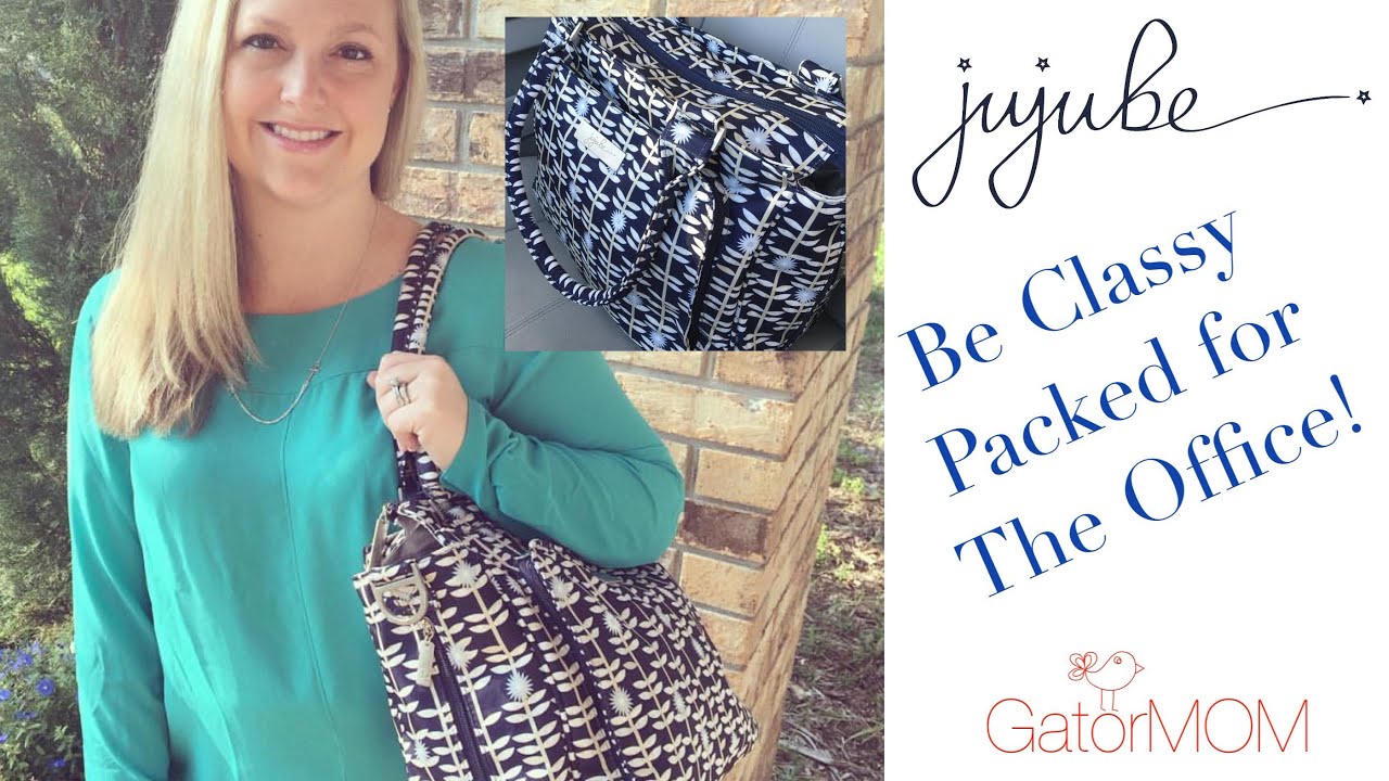 Ju Ju Be | Be Classy in Dandy Lines | packed as a work bag!