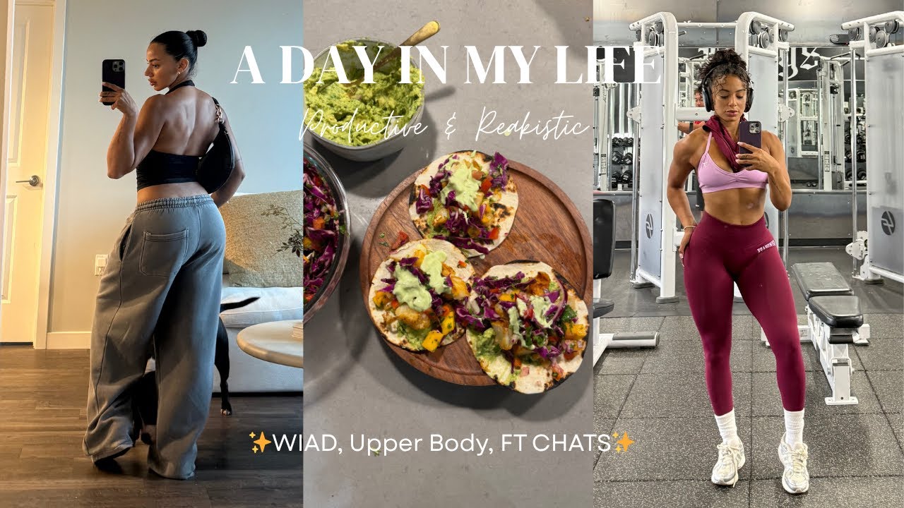 8AM Productive Day in My Life | WIEAD, Upper Body Workout, Content Creation & FaceTime Chats