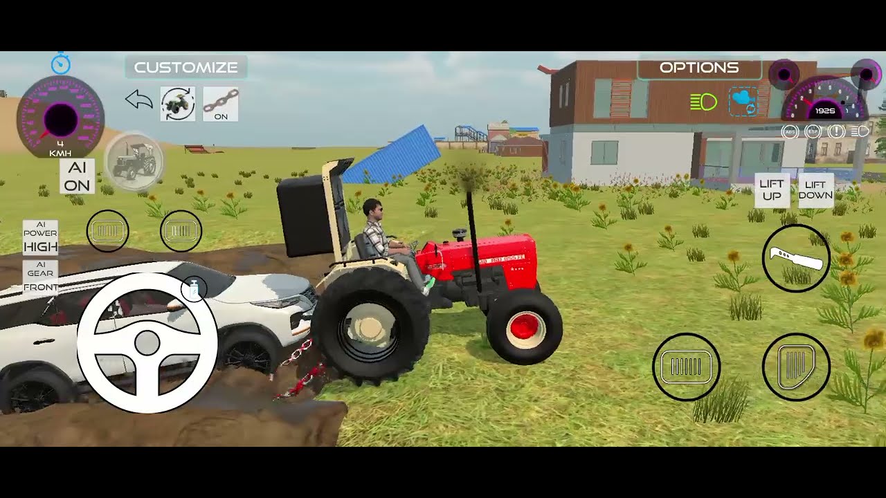 Tractor sa car ko kicher sa nikala❤️‍🔥#foryou #1million #tractorvideo 