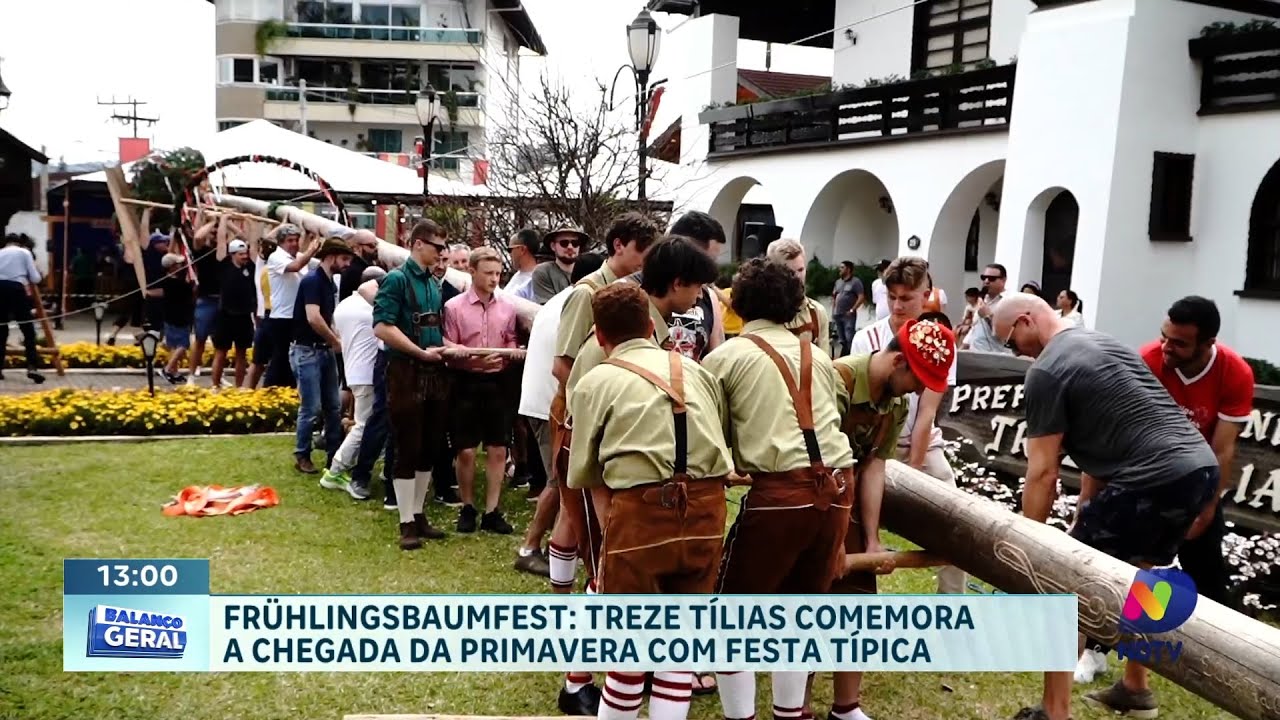 Frühlingsbaumfest: Treze Tílias comemora a chegada da primavera com festa típica