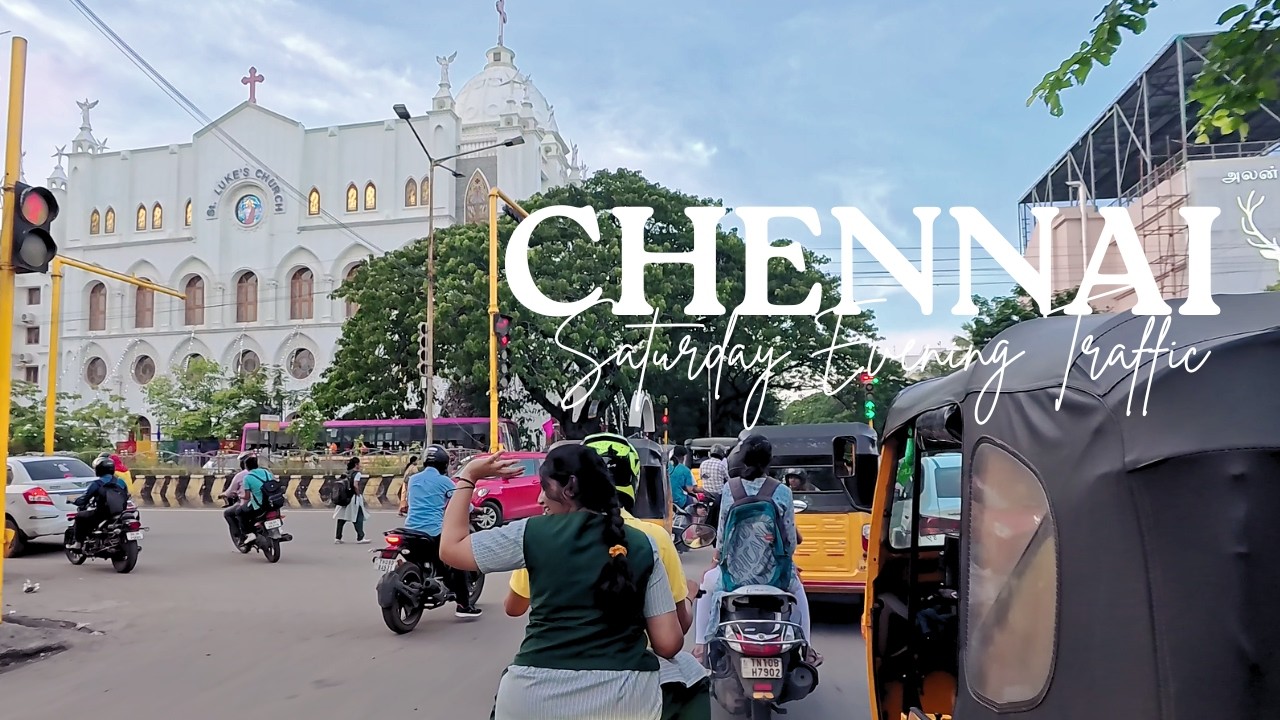 Chennai Saturday Evening | Anna Nagar [4K]