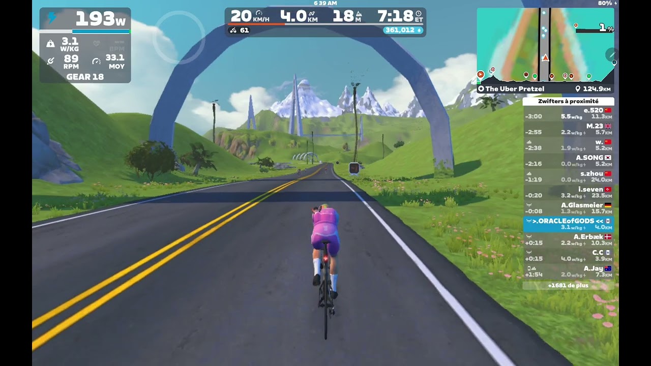 ZWIFT #117 THE UBER PRETZEL 