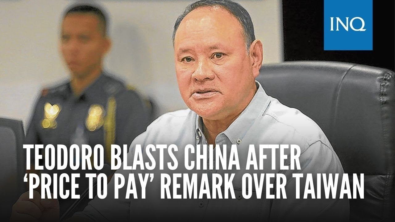Teodoro blasts China after ‘price to pay’ remark over Taiwan
