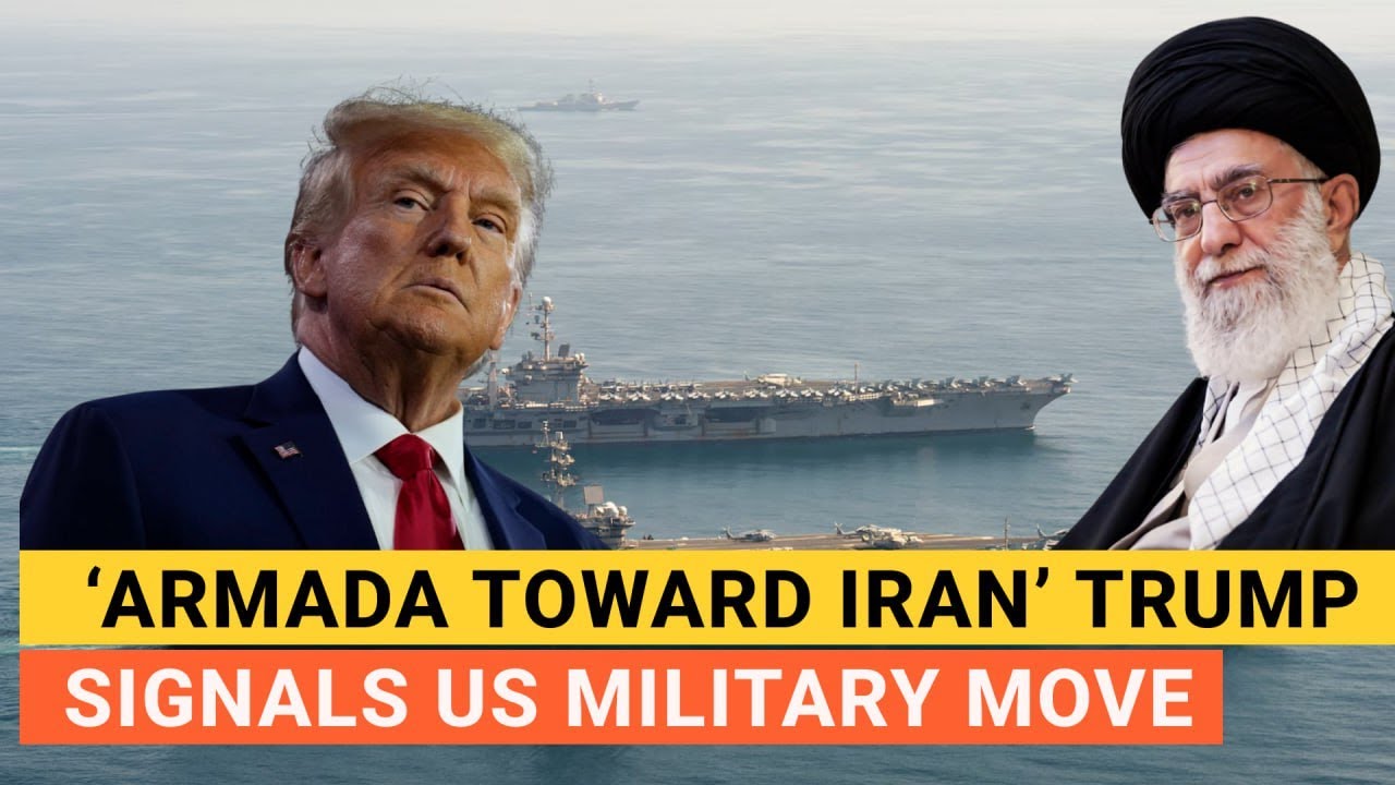 'Armada Moving' Trump Warns Iran Amid Nuclear Weapon Claim | Signals US Military Move