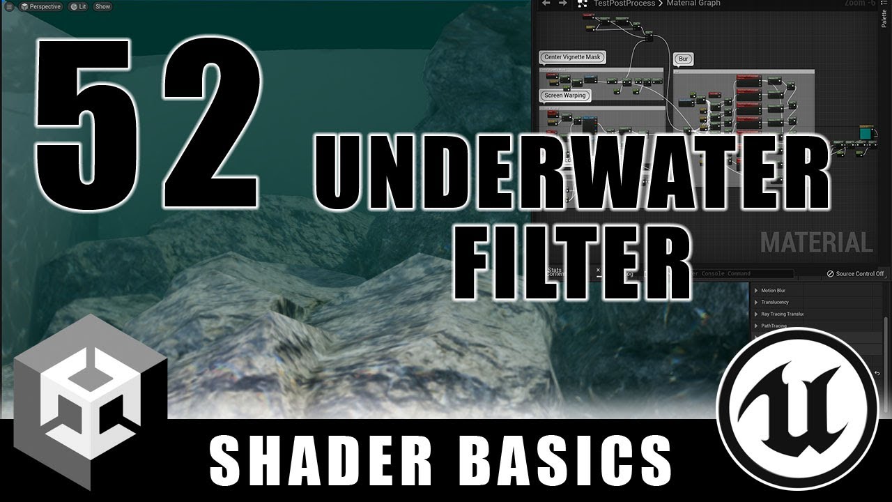 Underwater Post-Process Effect - Shader Graph Basics - Episode 52