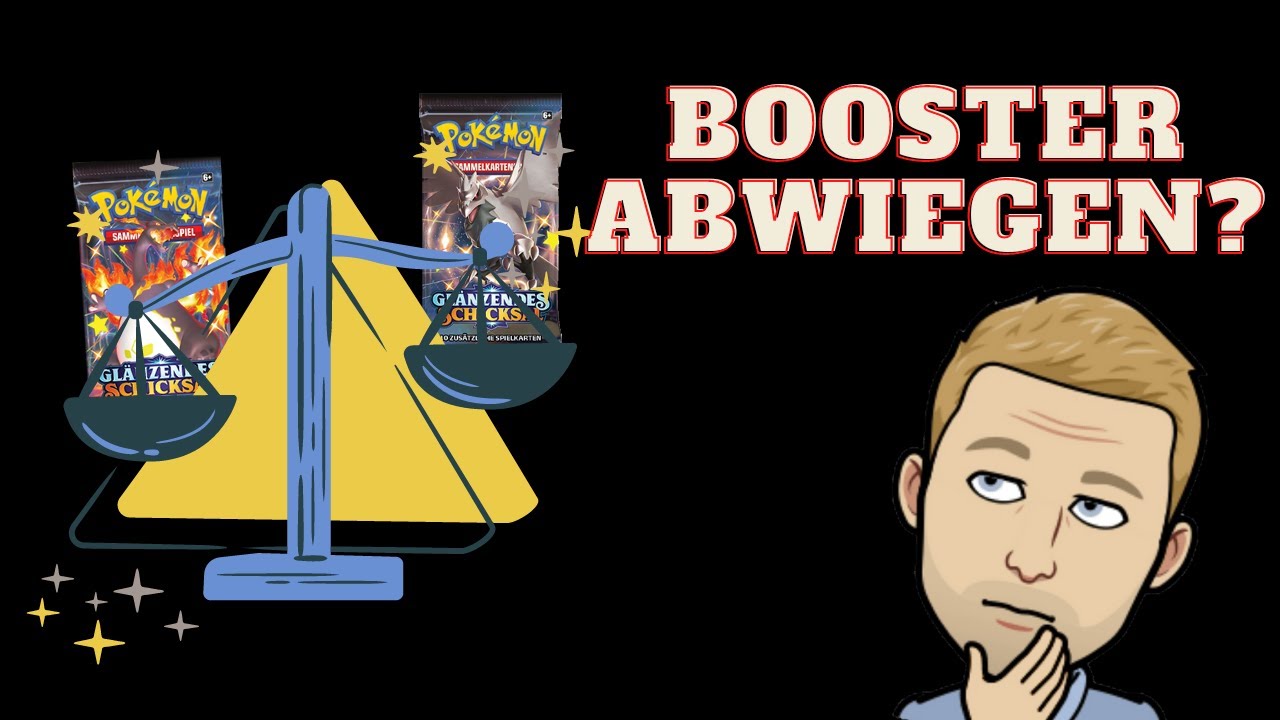 Kann man Pok&eacute;mon Booster abwiegen? Zweiter Versuch Gl&auml;nzendes Schicksal Shining Fates wiegen...