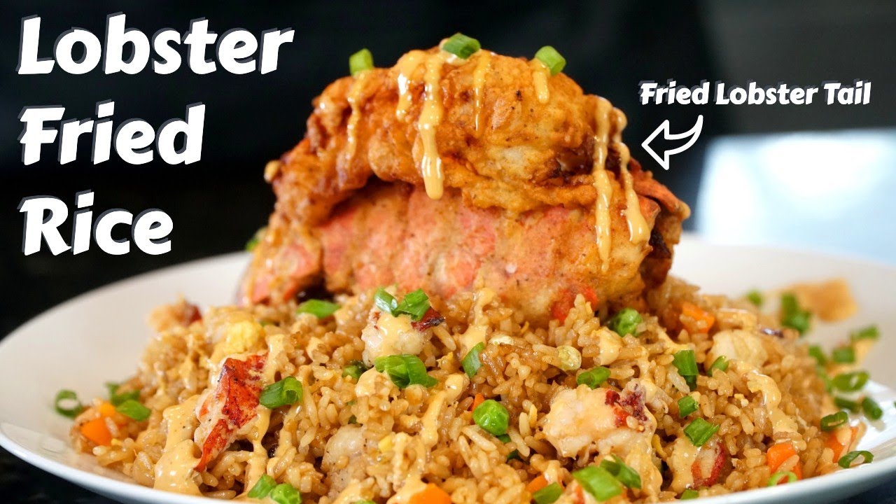 How To Make Lobster Fried Rice w/ Fried Lobster Tail | Easy Fried Rice Recipe
