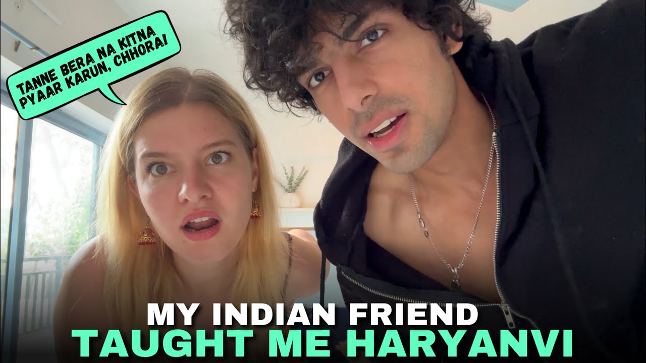 Мой индийский друг учит меня харианви и хинди… 😂🇮🇳🇩🇪 @Uvichar Goa Episode 4