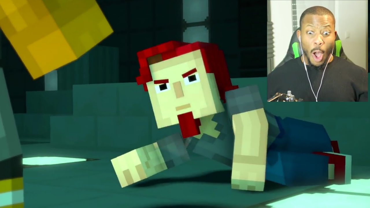 Youtubers react  to THE REAL ADMIN!?! - Minecraft Story Mode Season 2 Episode 5