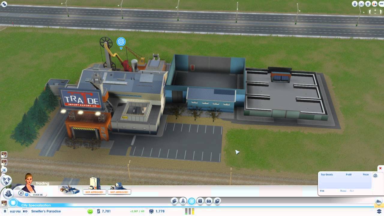 Let's Play SimCity - Trading Specialization Tutorial