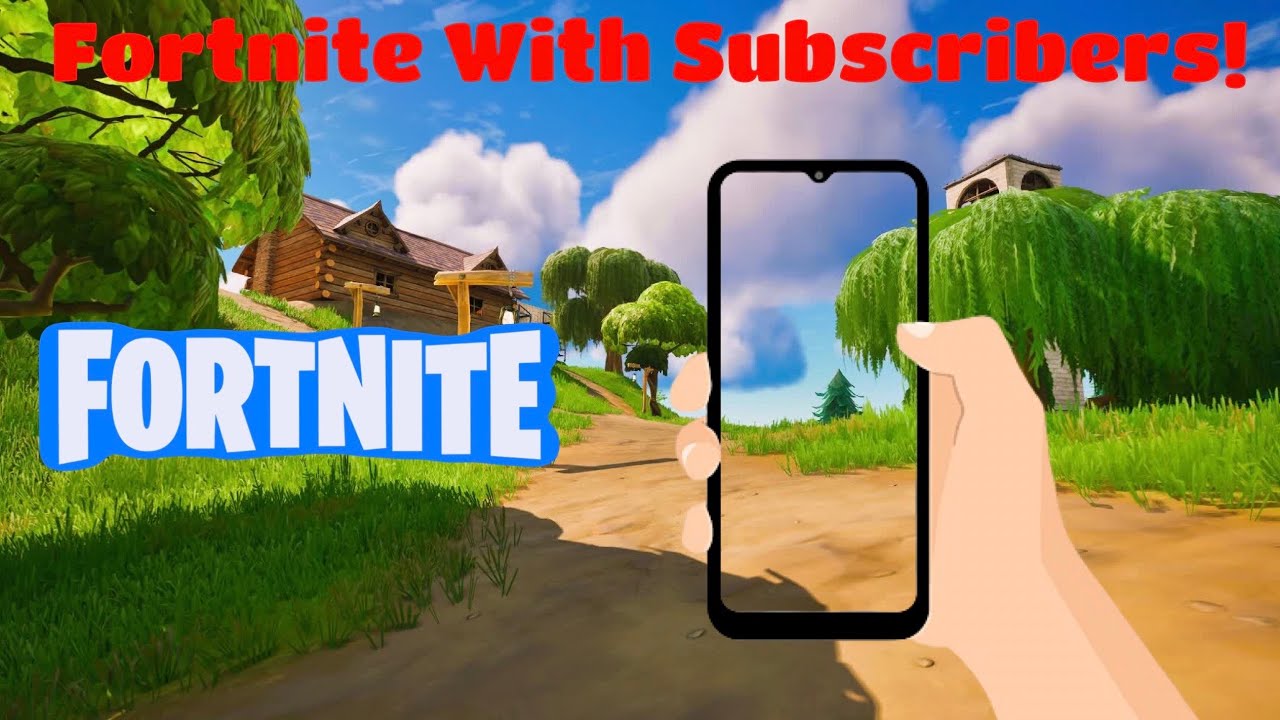 Fortnite With Subscribers! (BR Map - Live) (Portrait)