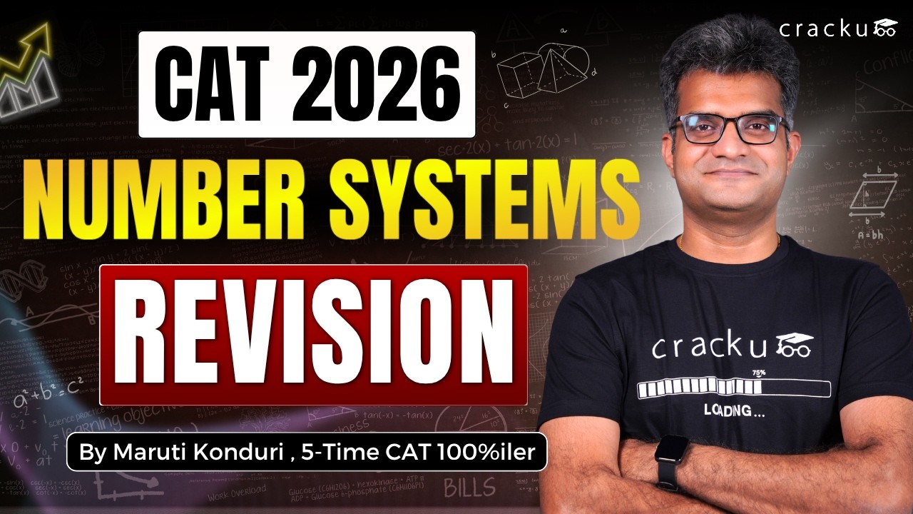 CAT 2025 Number System Revision | CAT Number Systems Marathon with Maruti Sir (CAT 100%iler)