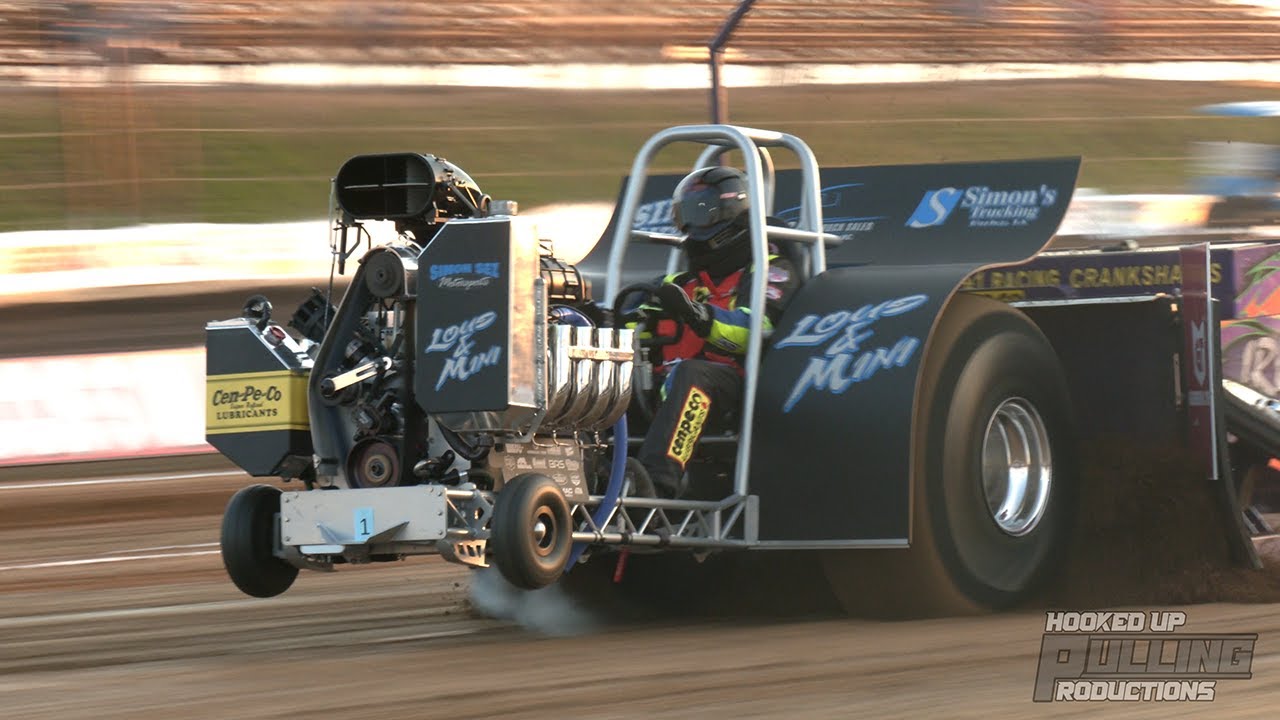 Mini Rod Tractors Pulling at the 2022 300 Raceway Nationals - Farley, IA - Friday