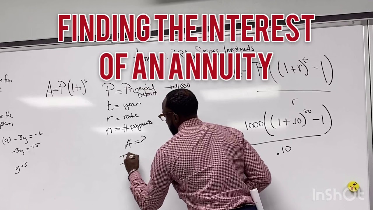 Personal Finance: Value of an Annuity