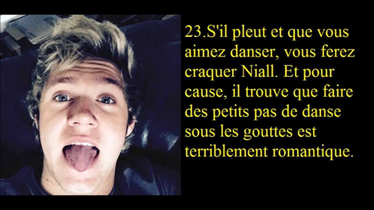 Niall Horan Fact Francais sur les filles