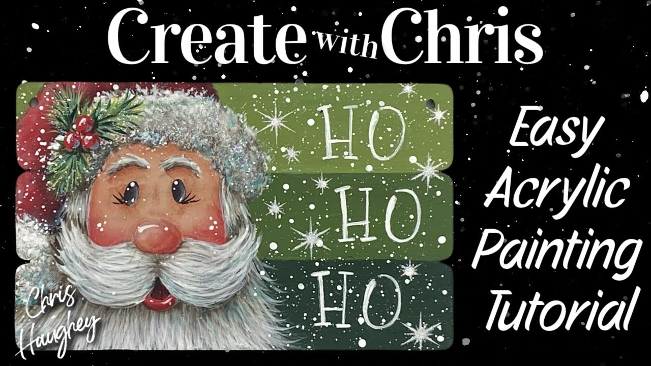 Create with Chris - Santa Stacker Ornament