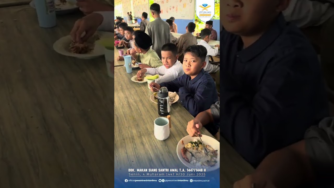 Dok. Makan Siang Santri Pesantren Intan Ilmu Awal Tahun Ajaran 1447/1448 H - 2025/2026