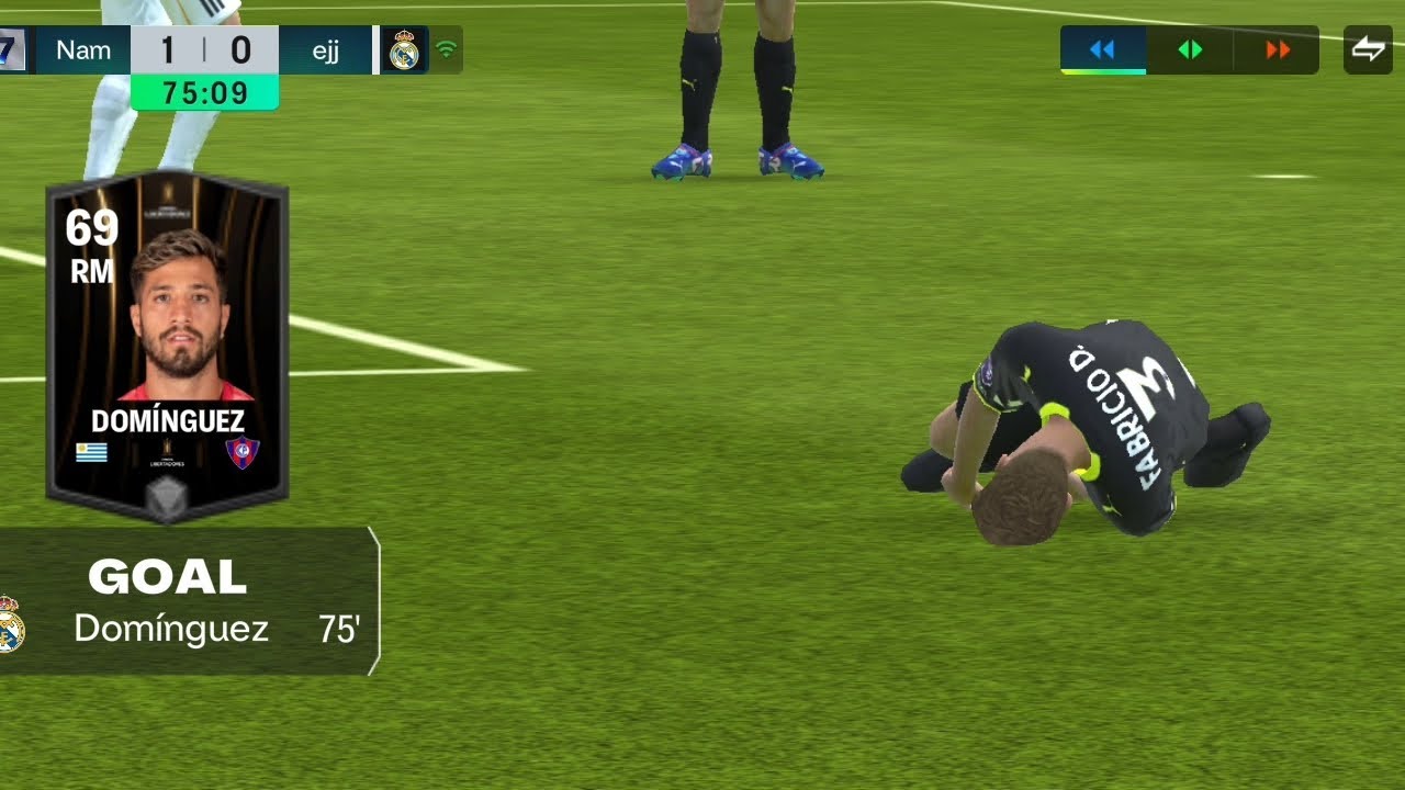Playing fc mobile ea sports 