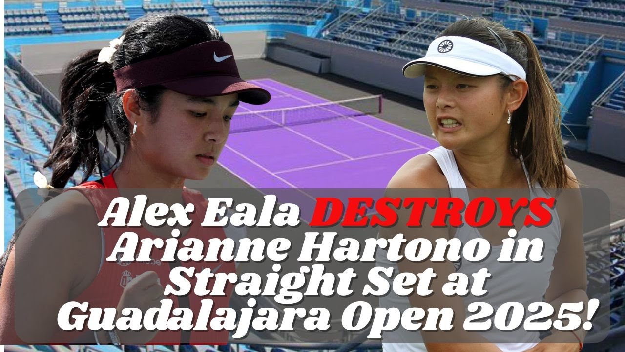 Алекс Ила разгромила Арианну Хартоно в двух сетах на турнире Guadalajara Open 2025! Ила против Ха...