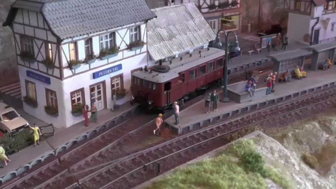 Model Trains H0 Peters Valley on exhibition in Lingen