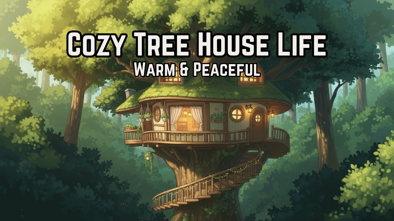 The Perfect Treehouse Routine | Waking Up in the Trees with Nature & Warmth