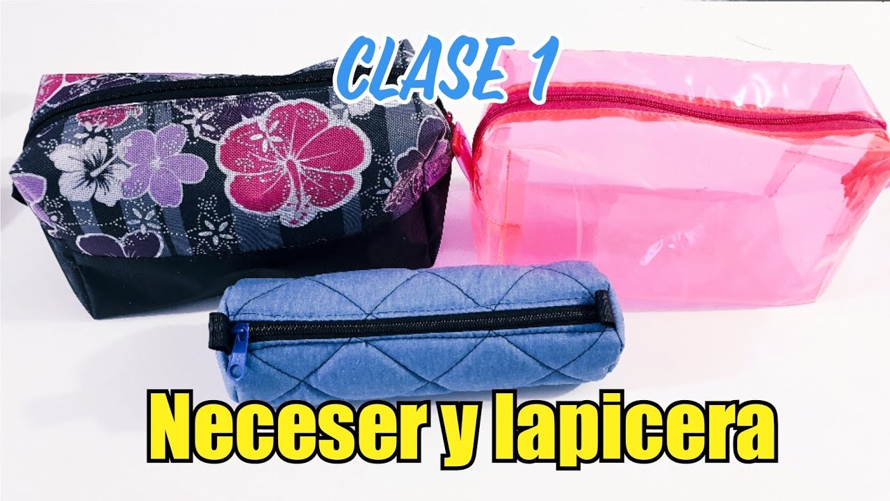 1. Lapicera y Neceser | Curso de carteras y bolsas