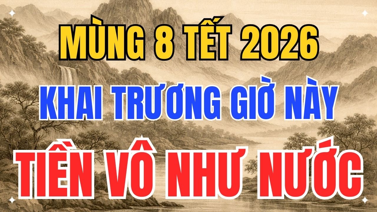 MÙNG 8 TẾT 2026: CÚNG ĐÚNG GIỜ NÀY, TIỀN BẠC BẬT MẠNH CẢ NĂM