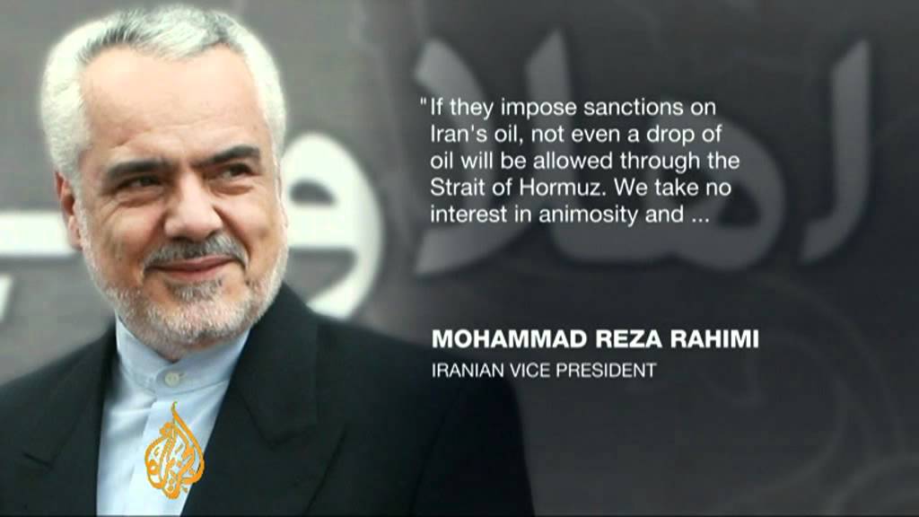 US warns Iran against closing oil route
