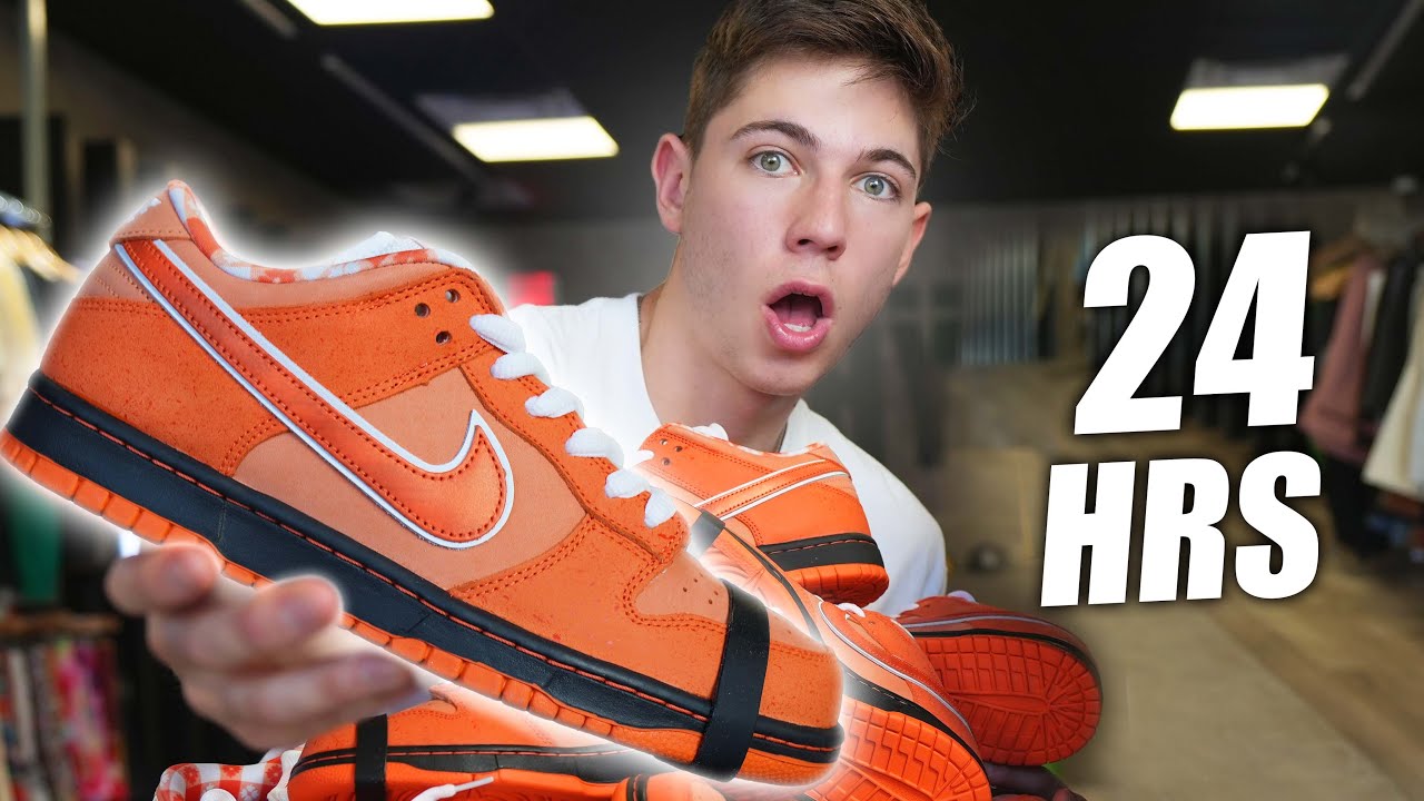 Охота на 50 пар оранжевых лобстеров Nike SB за 24 часа