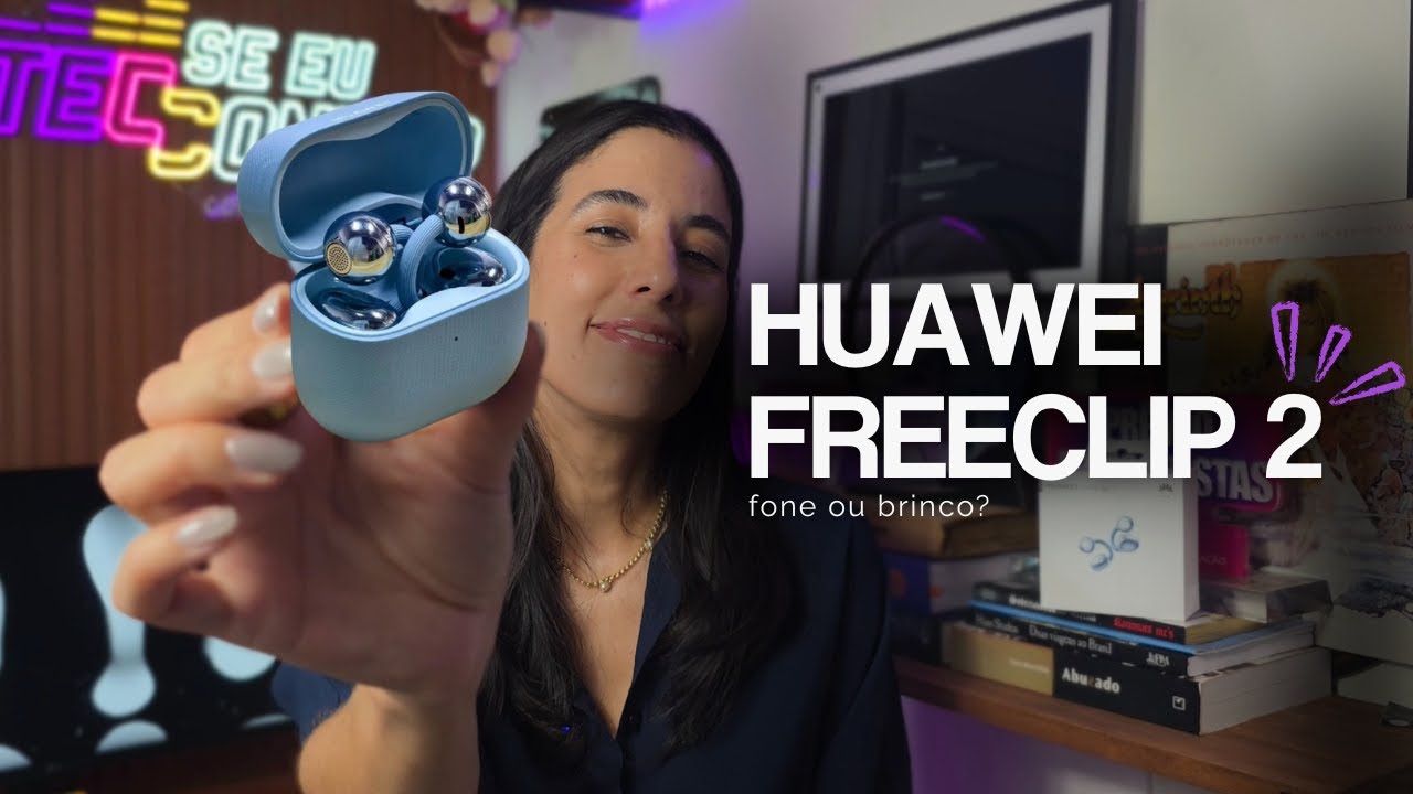HUAWEI FreeClip 2: FONE DE OUVIDO open-ear que parece um BRINCO!