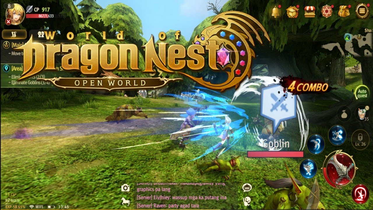 World of Dragon Nest [Open World] - Android MMORPG Gameplay