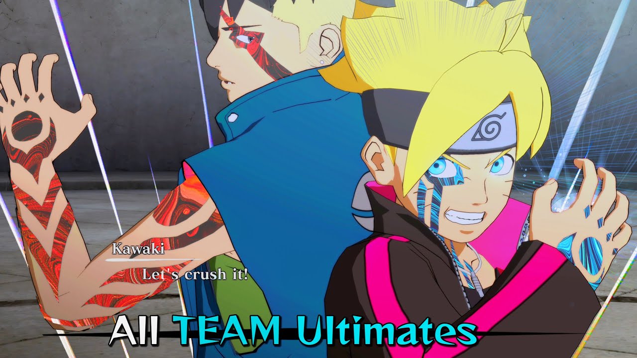 All New TEAM ULTIMATE JUTSUS (4k 60fps) - Naruto X Boruto Ultimate Ninja Storm Connections